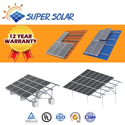 Roof-Ground Solar Mount